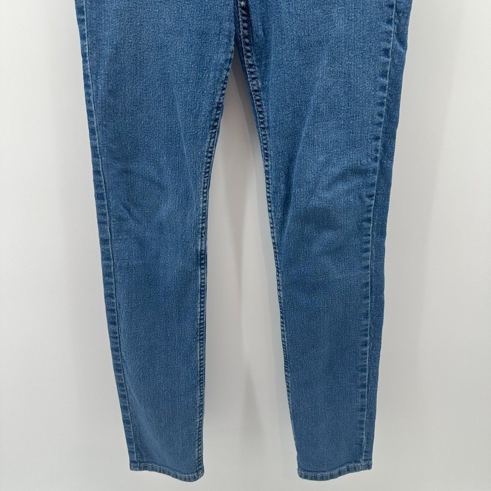 & Denim Jeans Womens 25 Blue Skinny Ankle Regular Fit 4-Pockets Stretch - Picture 2 of 9